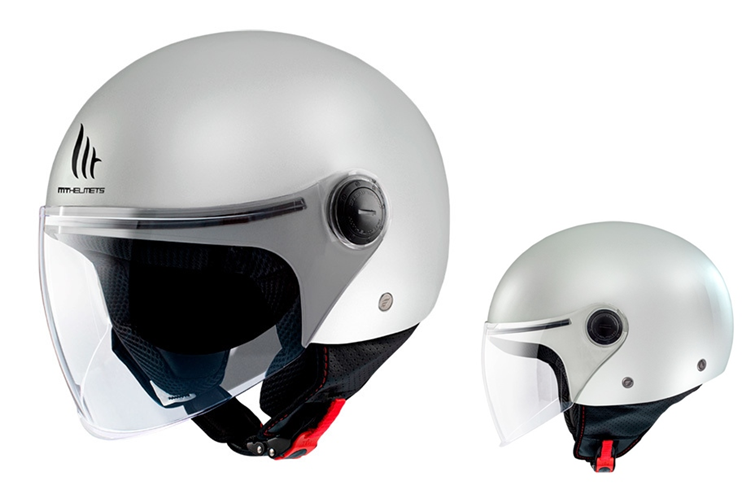 CASCO MOTO MT JET OF501B STREET S SOLID A0 BLANCO XXS 22-06